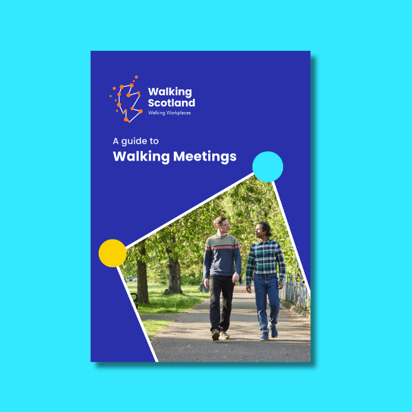 The front page of the Walking Meetings guide.
